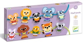 Gioco motorio di infilare - Amici animali