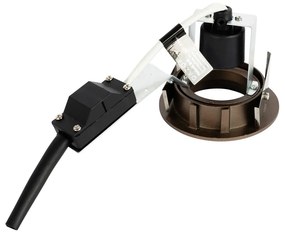 Faretto da incasso Smart Bronzo Scuro Inclinabile Incl. Wifi GU10 50mm - Cisco