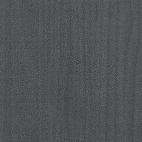 Giroletto grigio legno massello pino 180x200 cm 6ft super king