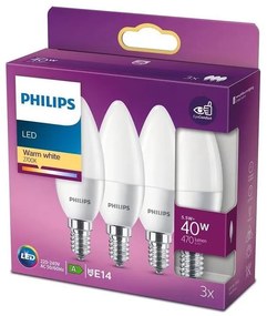 SET 3x LED Lampadina Philips B35 E14/5,5W/230V 2700K