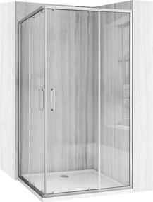 Cabina doccia Rea City 80x100 Nickel Brush