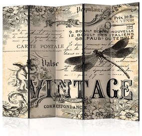 Paravento Vintage Correspondence II [Room Dividers]