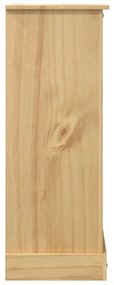 Cassettiera corona 80x43x114 cm in legno massello di pino