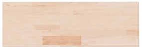 Ripiano 60x20x2,5 cm legno massello di rovere non trattato