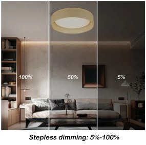 Immax NEO 07289L - Plafoniera LED+CCT dimmerabile LONA 36W/230V Ø 45,5 cm + telecomando