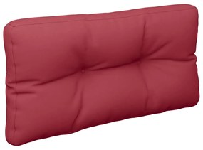 Cuscino per Pallet Rosso Vino 70x40x12 cm in Tessuto