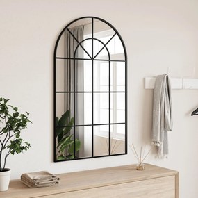 Specchio Da Parete Nero 60x100 Cm Arco İn Ferro /