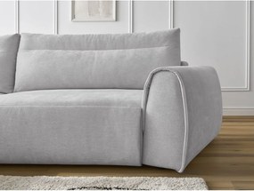 Divano angolare in grigio chiaro Aden – Bobochic Paris