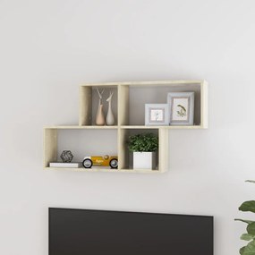 Scaffale A Parete Rovere Sonoma 100x18x53 Cm Legno Multistrato /