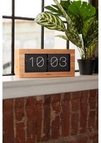 Orologio a ribalta in legno, 37 x 17,5 cm Boxed Flip - Karlsson