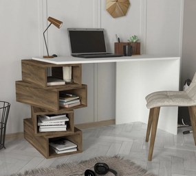 Scrittoio Elegante - Jenga - White, Walnut