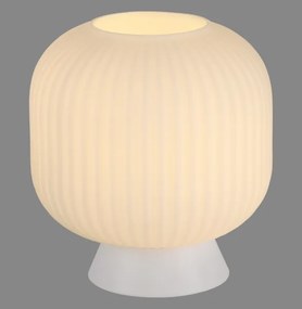 Schöner Wohnen 13573-16 - Lampada da tavolo NAMI 1xE27/25W/230V bianca