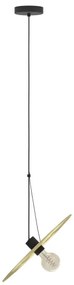 Eglo 44029 - Lampadario a sospensione con filo LINTMILL 1xE27/40W/230V oro