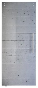 Anta per porta scorrevole Cemento in vetro grigio / argento L 88 x H 215 cm sinistra