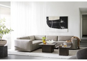 Tavolino marrone scuro in rovere ø 60 cm Sullivan - Rowico