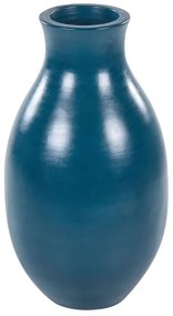 Terracotta Vaso decorativo 48 Blu STAGIRA Beliani