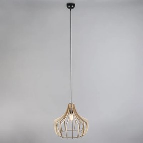 Lampada a sospensione di design in legno - TWAN