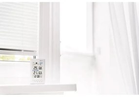 Stazione meteo wireless con sveglia 2xAAA bianco