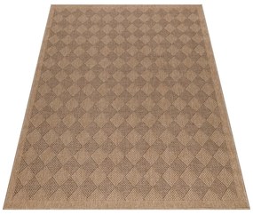 Tappeto da interno/esterno colore naturale scuro 80x150 cm Dhaka – Ayyildiz Carpets