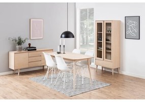 Cassettiera bassa color legno naturale effetto rovere 150x75 cm Nagano - Actona