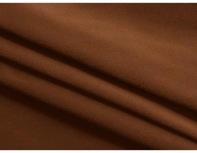 Letto matrimoniale imbottito in terracotta con contenitore con griglia 140x200 cm Kiana - Makamii