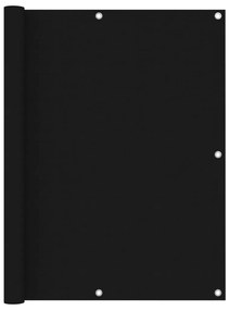 Paravento Da Balcone Nero 120x400cm İn Tessuto Oxford /