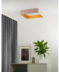 Brilagi - Lampada LED dimmerabile VELVET SQUARE LED/24W/230V + telecomando rosa