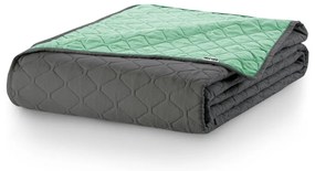 Copriletto in microfibra verde, 200 x 220 cm Axel - DecoKing