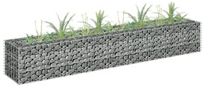 Gabbione Letto Rialzato İn Acciaio Zincato 180x30x30 Cm /