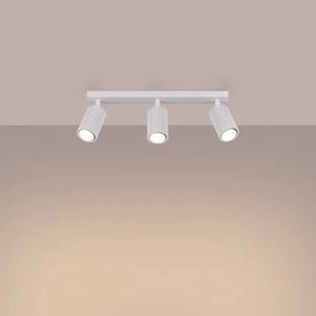 Sollux SL.1543 - Faretto KARBON 3xGU10/10W/230V bianco