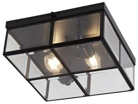 Searchlight 6769-26BK - Plafoniera FLUSH 2xE14/40W/230V nero