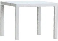 keter tavolo 'melody94' cm 94x94 h 74 cm bianco 95145