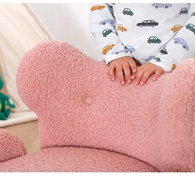 Poltroncina per bambini TOBI rosa