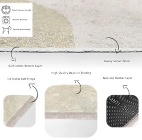 Tappeto beige 120x180 cm - Mila Home