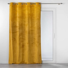 Tenda di velluto giallo 140x240 cm Analia - douceur d'intérieur