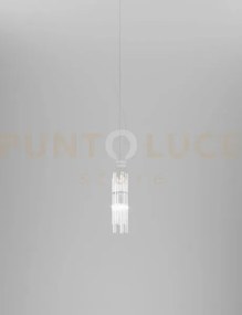 Diadema sospensione ap cristallo cromo lucido l32cc led 3000k 12w 1...