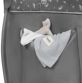 Lionelo - Lettino da viaggio STEFI PLUS Grigio/Bianco