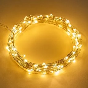 Ghirlanda Decorativa LED (5 m y 10 m) Lätt 10 m & Cromato - Sklum