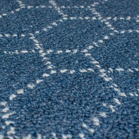 Runner lavabile blu scuro 57x230 cm Argyll - Flair Rugs