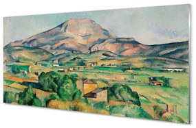 Pannello paraschizzi cucina S. Victoria - Paul Cézanne 100x50 cm