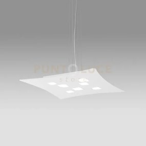 Isotta s - lampadario a sospensione 10luci attacco gx53 biemissione...