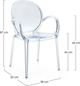 Sedia da esterno in plastica Camilla – Bizzotto