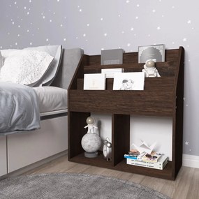Portariviste Bambini Rovere Fumo 71x30x78,5cm Legno Multistrato /