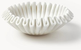 Ciotola decorativa fatta a mano in marmo Santorini, Ø 31 cm