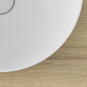 Mensola bagno 110 cm rovere miele per lavabi da appoggio serie Master