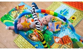 Lionelo - Coperta per bambini per giocare con casa AGNES PLUS