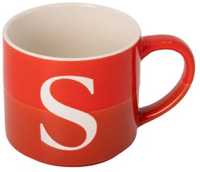 Tazza lettera S rosso 400 ml Blend Collection