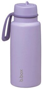 Bottiglia termica in acciaio inox con cannuccia 1l - viola