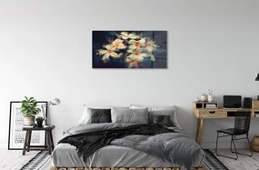 Quadro acrilico Immagine dei fiori 100x50 cm