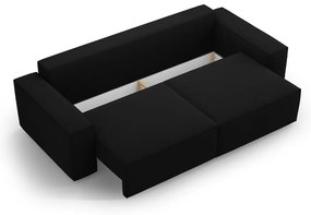 Divano letto nero 247 cm Jodie - Micadoni Home